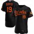 Baltimore Orioles #19 Chris Davis Mens Nike Black Alternate 2020 Authentic Player MLB Jersey