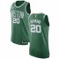 Mens Nike Boston Celtics #20 Gordon Hayward Green NBA Authentic Icon Edition Jersey