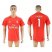 Real Madrid #1 I Casillas Red Goalkeeper Soccer Club Jersey