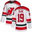 Adidas New Jersey Devils #19 Travis Zajac White Alternate Authentic Stitched Youth NHL Jersey