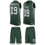 Nike New York Jets #19 Andre Roberts Green Team Color Mens Stitched NFL Limited Tank Top Suit Jersey