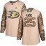Adidas Anaheim Ducks #25 Ondrej Kase Camo Authentic 2017 Veterans Day Stitched NHL Jersey