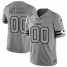 Kansas City Chiefs Custom Mens Nike Gray Gridiron II Vapor Untouchable Limited NFL Jersey