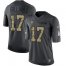 Nike Pittsburgh Steelers #17 Joe Gilliam Black Mens Stitched NFL Limited 2016 Salute to Service Jersey