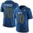 Nike Carolina Panthers #70 Trai Turner Navy Youth Stitched NFL Limited NFC 2017 Pro Bowl Jersey