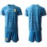 Argentina Blank Blue Goalkeeper Soccer Country Jersey