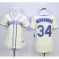 Seattle Mariners #34 Felix Hernandez Cream Alternate Womens Stitched MLB Jersey