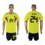 Colombia #24 Tesillo Home Soccer Country Jersey