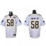 Nike Carolina Panthers #58 Thomas Davis Sr White 2016 Pro Bowl Mens Stitched NFL Elite Jersey