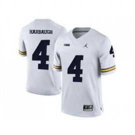 2016 Mens Jordan Brand Michigan Wolverines Jim Harbaugh 4 College Football Limited Jersey