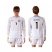 Brazil #1 Alisson White Goalkeeper Long Sleeves Soccer Country Jersey