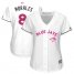 Toronto Blue Jays #8 Kendrys Morales White Mothers Day Cool Base Womens Stitched MLB Jersey