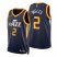 Nike Utah Jazz #2 Joe Ingles Navy Mens 2021-22 NBA 75th Anniversary Diamond Swingman Jersey – Icon Edition Mens