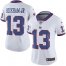 Nike New York Giants #13 Odell Beckham Jr White Womens Stitched NFL Limited Rush Jersey