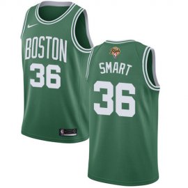 Nike Boston Celtics #36 Marcus Smart Green 2022 NBA Finals Swingman Icon Edition Jersey Mens