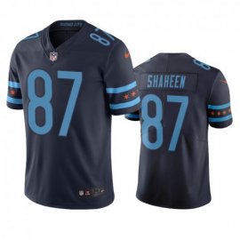 Chicago Chicago Bears #87 Adam Shaheen Navy Vapor Limited City Edition NFL Jersey