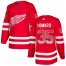 Adidas Detroit Red Wings #35 Jimmy Howard Red Home Authentic Drift Fashion Stitched NHL Jersey