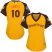 Baltimore Orioles #10 Adam Jones Gold 2016 All-Star American League Womens Stitched MLB Jersey
