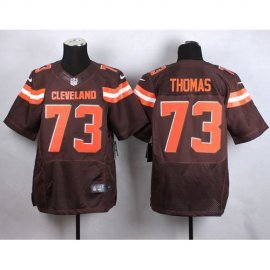 Nike Cleveland Browns #73 Joe Thomas Brown Team Color Mens Stitched NFL New Elite Jersey