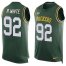 Nike Green Bay Packers #92 Reggie White Green Team Color Mens Stitched NFL Limited Tank Top Jersey