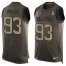 Nike Atlanta Falcons #93 Allen Bailey Green Mens Stitched NFL Limited Salute To Service Tank Top Jersey