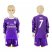 Real Madrid #7 Rual Away Long Sleeves Kid Soccer Club Jersey