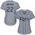Tampa Bay Rays #22 Chris Archer Grey Road Womens Stitched MLB Jersey