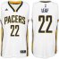 Indiana Pacers #22 T.J. Leaf Home White New Swingman Stitched NBA Jersey