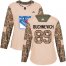 Adidas New York Rangers #89 Pavel Buchnevich Camo Authentic 2017 Veterans Day Womens Stitched NHL Jersey