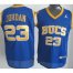 Chicago Bulls 23 Michael Jordan Blue NBA Jerseys Cheap