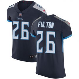 Nike Tennessee Titans #26 Kristian Fulton Navy Blue Team Color Mens Stitched NFL Vapor Untouchable Elite Jersey