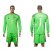 Belgium #1 Courtois Green Goalkeeper Long Sleeves Soccer Country Jersey