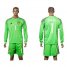Belgium #1 Courtois Green Goalkeeper Long Sleeves Soccer Country Jersey