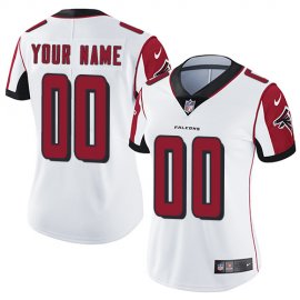Nike Atlanta Falcons Customized White Stitched Vapor Untouchable Limited Womens NFL Jersey