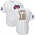 Chicago Cubs #18 Ben Zobrist White(Blue Strip) 2017 Gold Program Cool Base Stitched Youth MLB Jersey