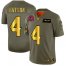Nike Houston Texans #27 DOnta Foreman Olive/Camo Mens Stitched NFL Limited 2017 Salute To Service Jersey