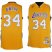 Los Angeles Lakers 34 Shaquille ONeal Soul Swingman Yellow Jersey Cheap