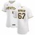 Pittsburgh Pirates #67 Tyler Bashlor Mens Nike White Home 2020 Authentic Player MLB Jersey