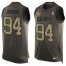 Nike New Orleans Saints #94 Cameron Jordan Green Mens Stitched NFL Limited Salute To Service Tank Top Jersey
