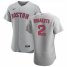 Boston Red Sox #2 Xander Bogaerts Mens Nike Gray Road 2020 Authentic Team MLB Jersey