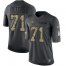 Nike Philadelphia Eagles #71 Jason Peters Black Mens Stitched NFL Limited 2016 Salute To Service Jersey
