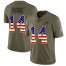 Nike Buffalo Bills #14 Stefon Diggs Olive/USA Flag Mens Stitched NFL Limited 2017 Salute To Service Jersey