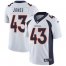 Nike Denver Broncos #43 Joe Jones White Mens Stitched NFL Vapor Untouchable Limited Jersey