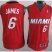 Revolution 30 Miami Heat 6 LeBron James Red Jersey Cheap