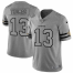 New Orleans New Orleans Saints #13 Michael Thomas Mens Nike Gray Gridiron II Vapor Untouchable Limited NFL Jersey
