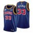 Golden State Golden State Warriors #33 James Wiseman Mens Nike Releases Classic Edition 2022 NBA Finals 75th Anniversary Jersey Blue Mens