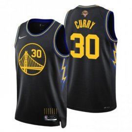 Golden State Golden State Warriors #30 Stephen Curry Mens Nike Black Swingman 2022 NBA Finals City Edition Jersey Mens