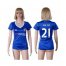 Womens Chelsea #21 Matic Home Soccer Club Jersey
