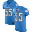 Nike Los Angeles Chargers #55 Junior Seau Electric Blue Alternate Mens Stitched NFL Vapor Untouchable Elite Jersey