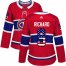 Adidas Montreal Canadiens #9 Maurice Richard Red Home Authentic USA Flag Womens Stitched NHL Jersey